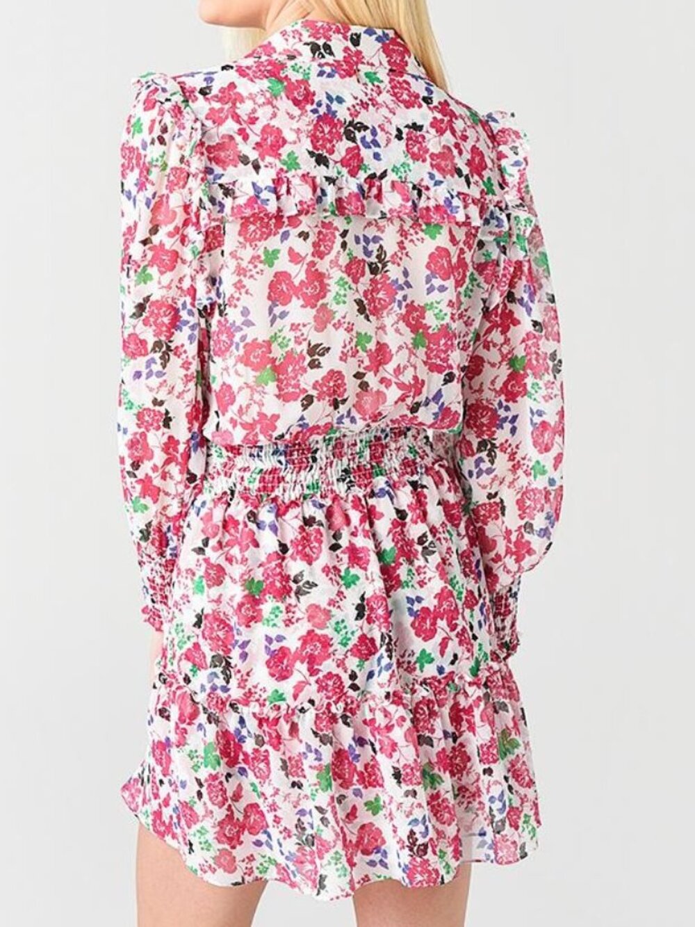 Misa Los Angeles Niamat Peony Floral Mini Dress XS - Picture 9 of 16